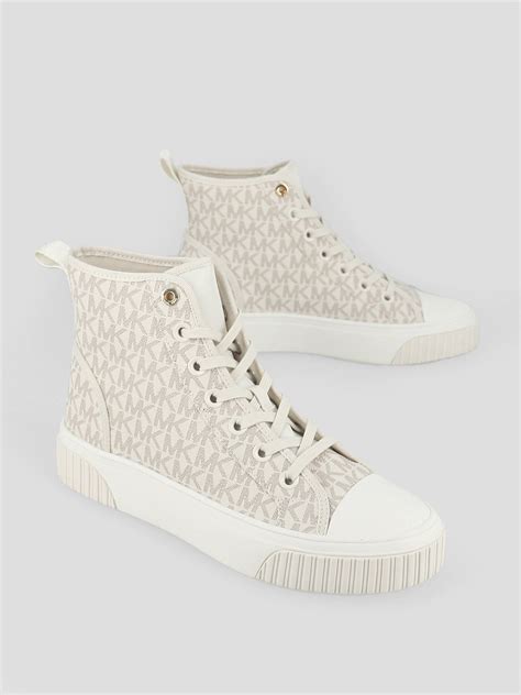 michael kors urban high-top sneakers|Michael Kors white sneakers sale.